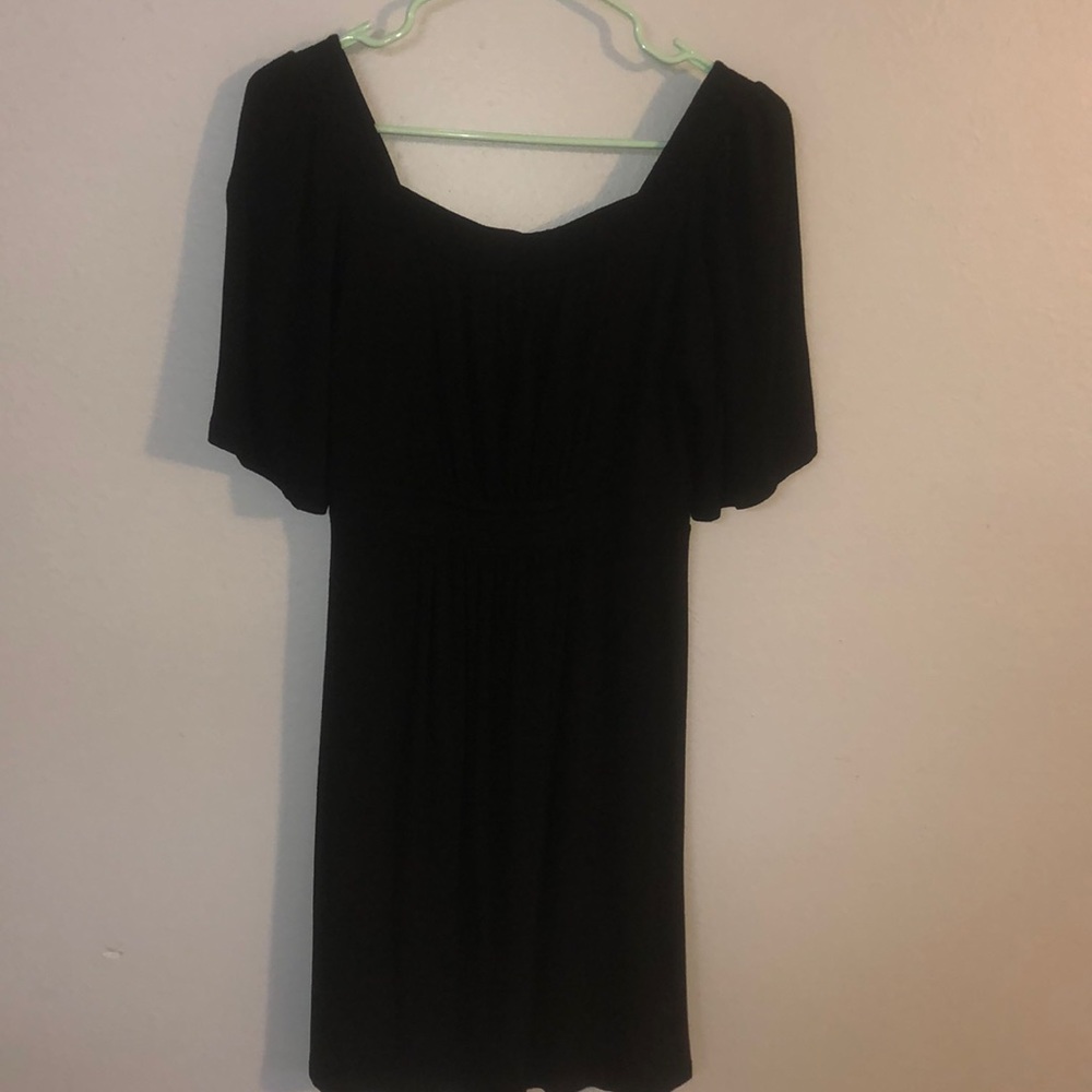 BCBG MazAzria Black Knit Dress